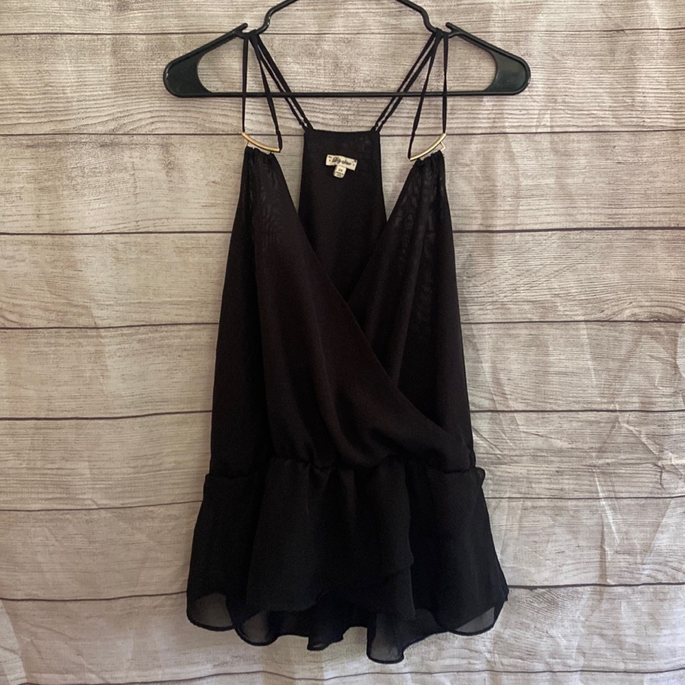 Black Racerback tank top